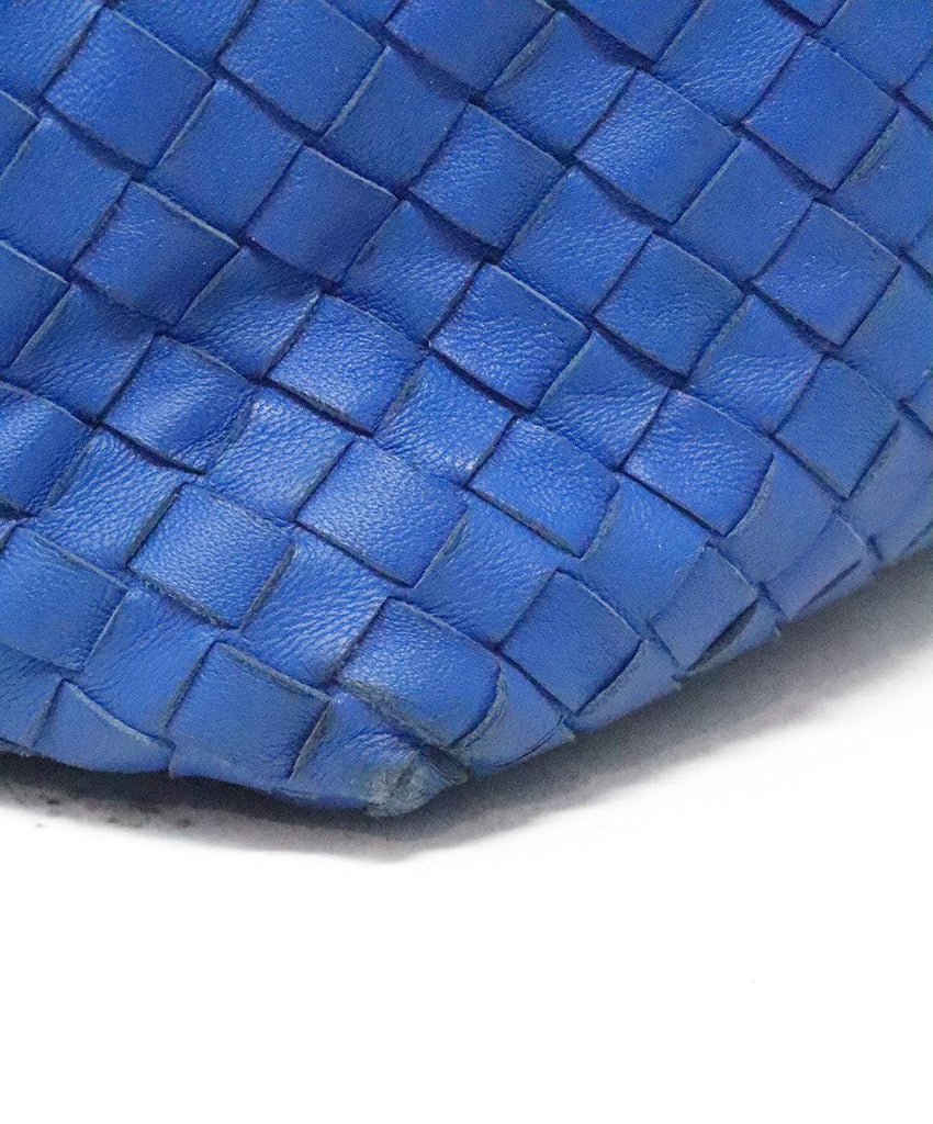 Bottega Veneta Royal Blue Woven Crossbody 9