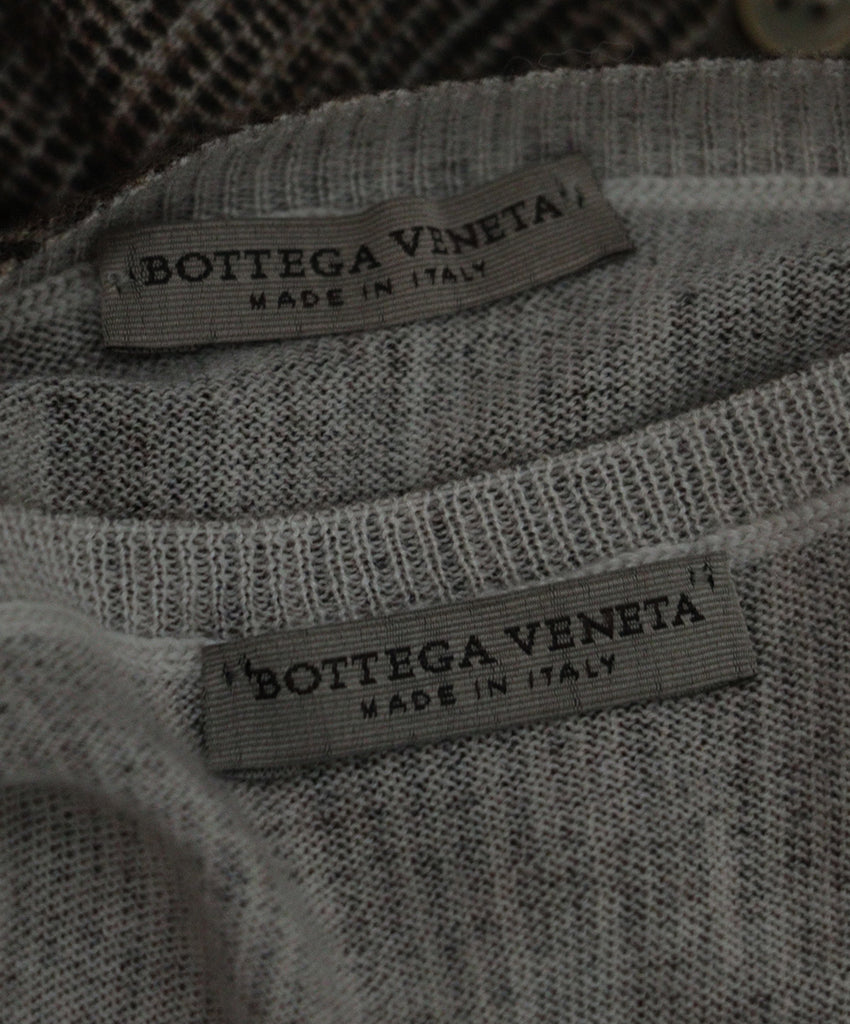 Bottega Veneta Brown & Tan Print Sweater Set 7