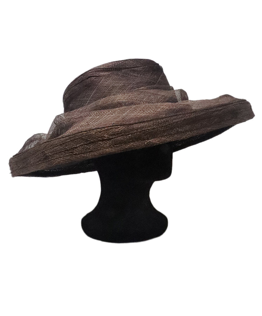 Brown Raffia Hat 1