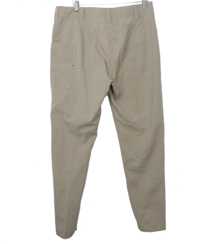 Brunello Cucinelli Beige Cotton Pants 1