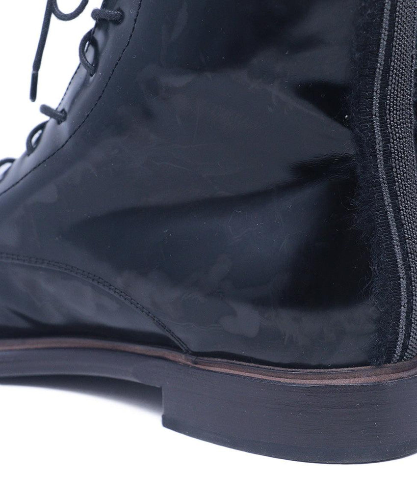 Brunello Cucinelli Black Leather Boots 5