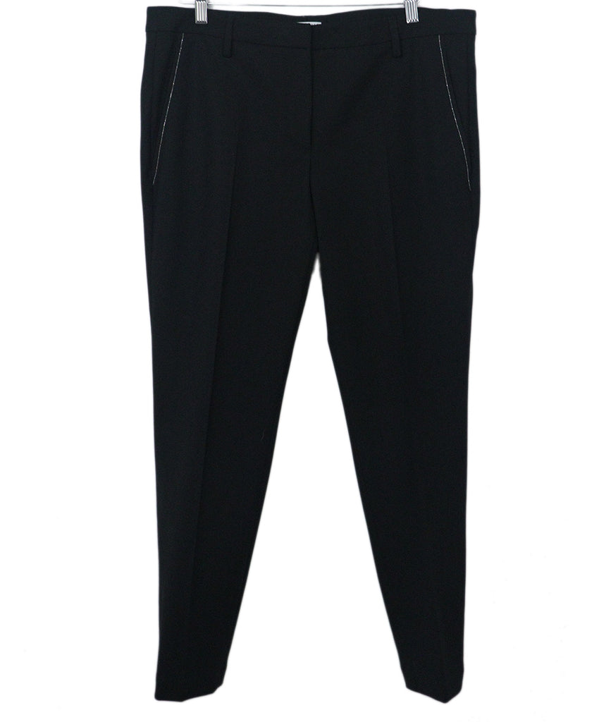 Brunello Cucinelli Black Wool Pants 