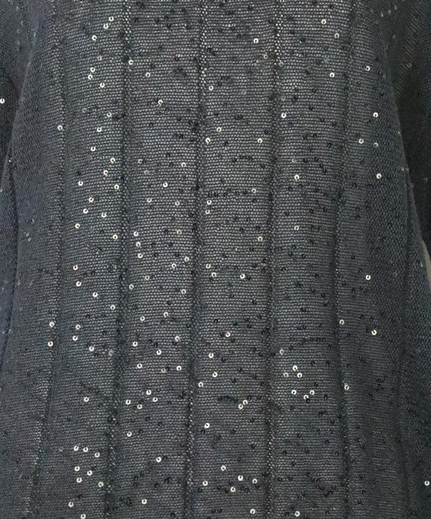 Brunello Cucinelli Navy Sequin Sweater 5