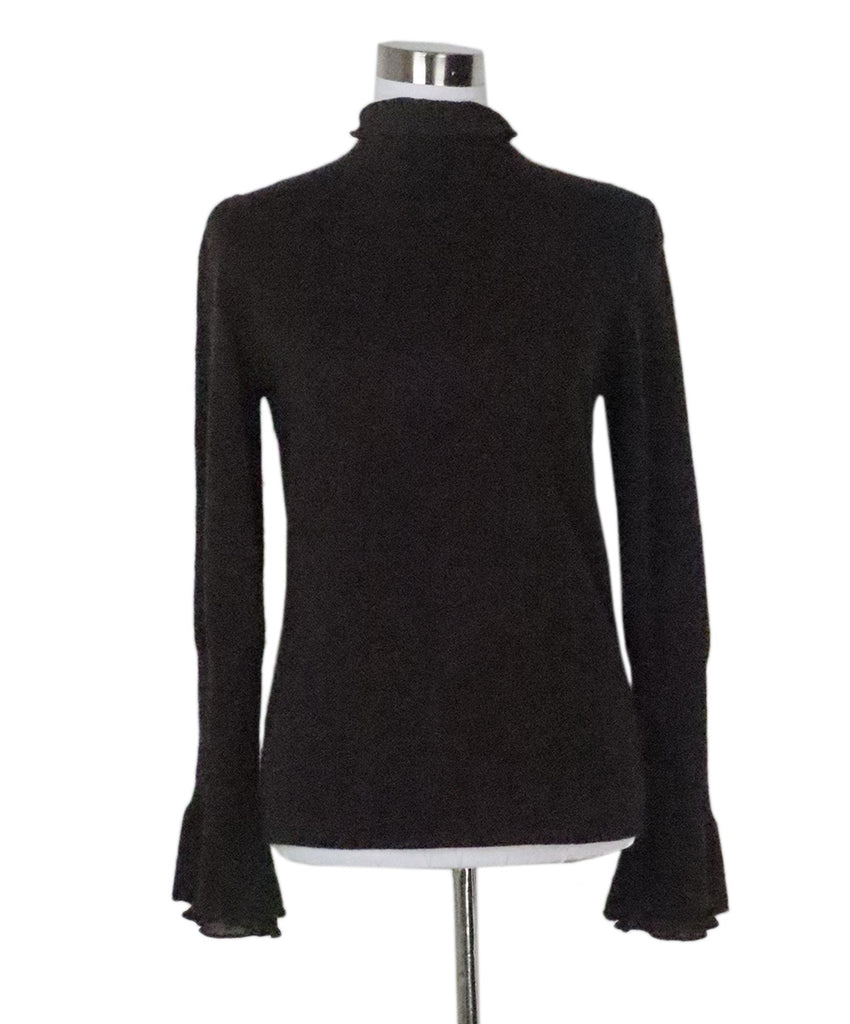 Brunello Cucinelli Brown Cashmere & Silk Sweater 