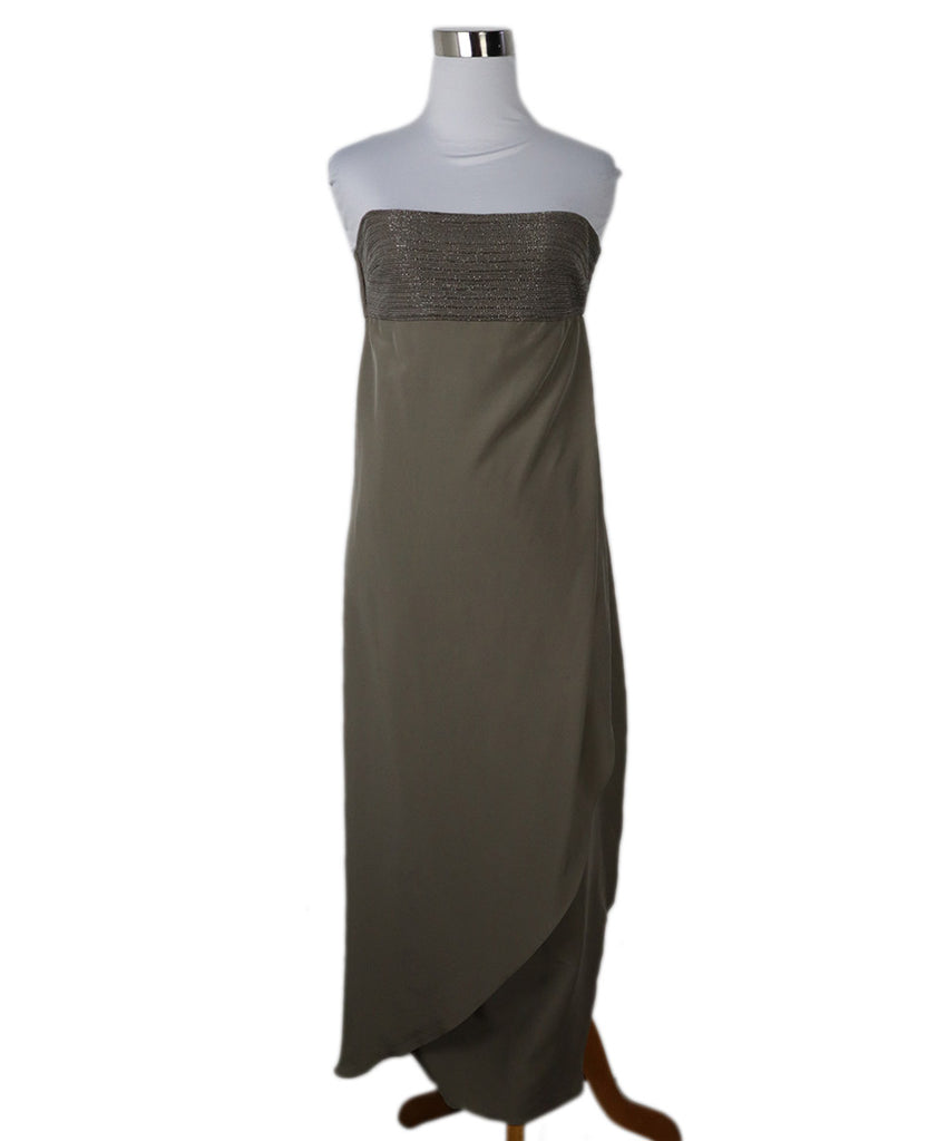 Brunello Cucinelli Strapless Beaded Dress 