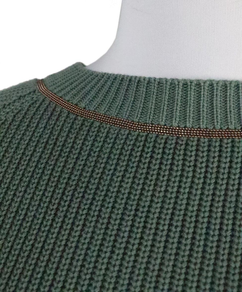 Brunello Cucinelli Green Sweater 5