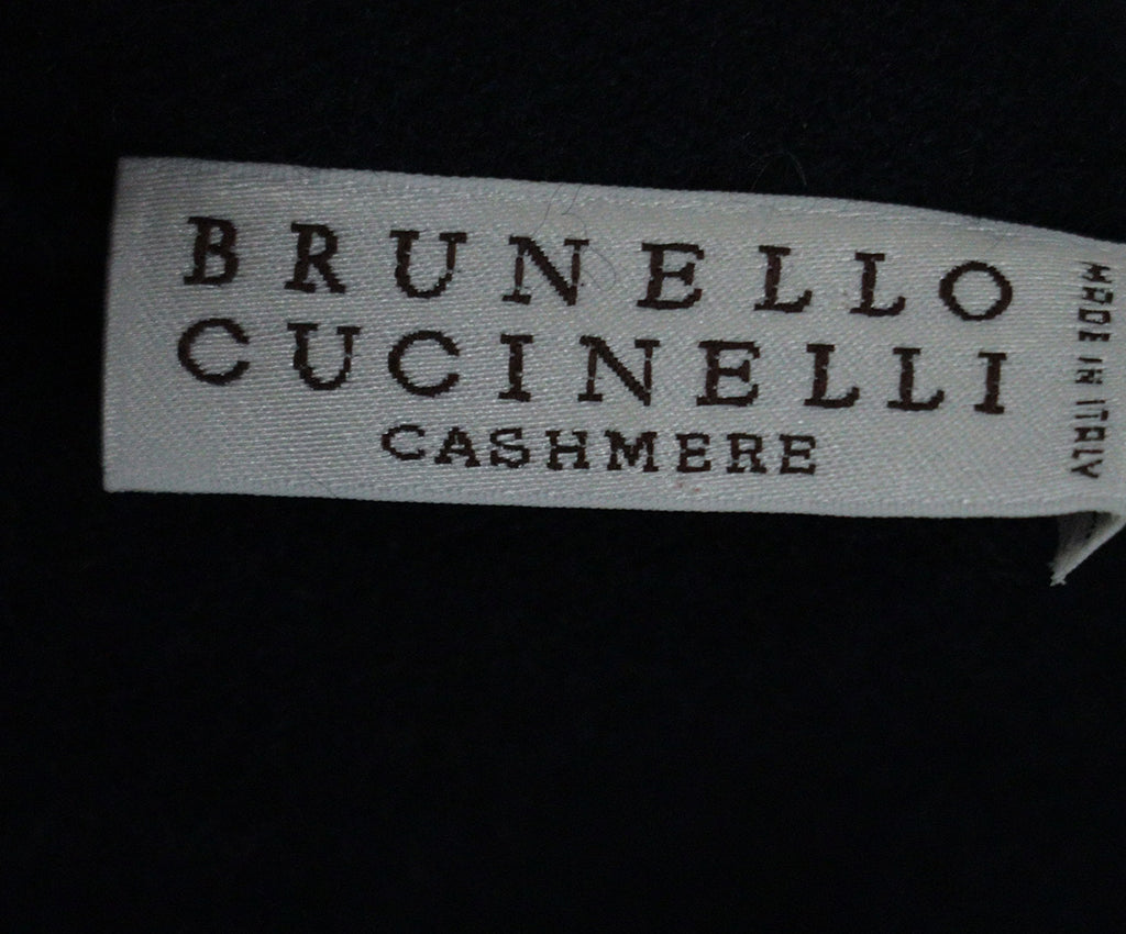 Brunello Cucinelli Navy Cashmere Sweater 3