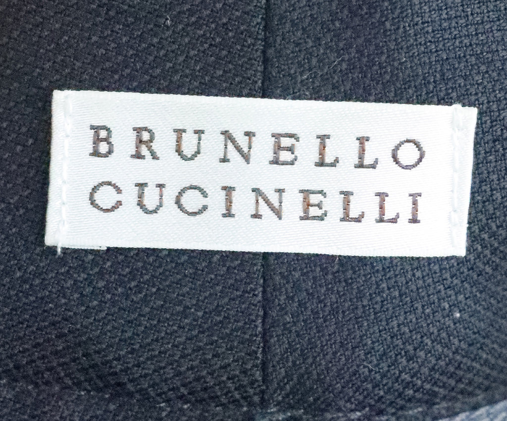 Brunello Cucinelli Navy Wool Pants 2