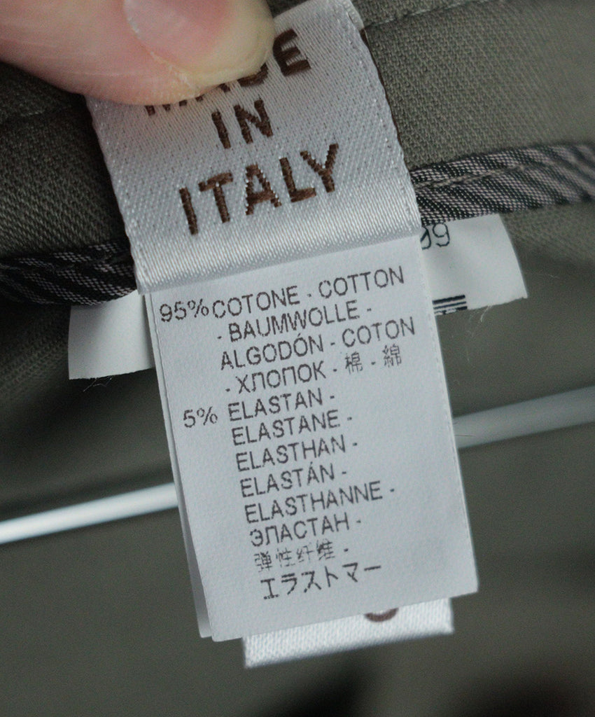 Brunello Cucinelli Olive Cotton Pants 3