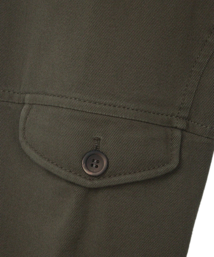 Brunello Cucinelli Olive Cotton Pants 4