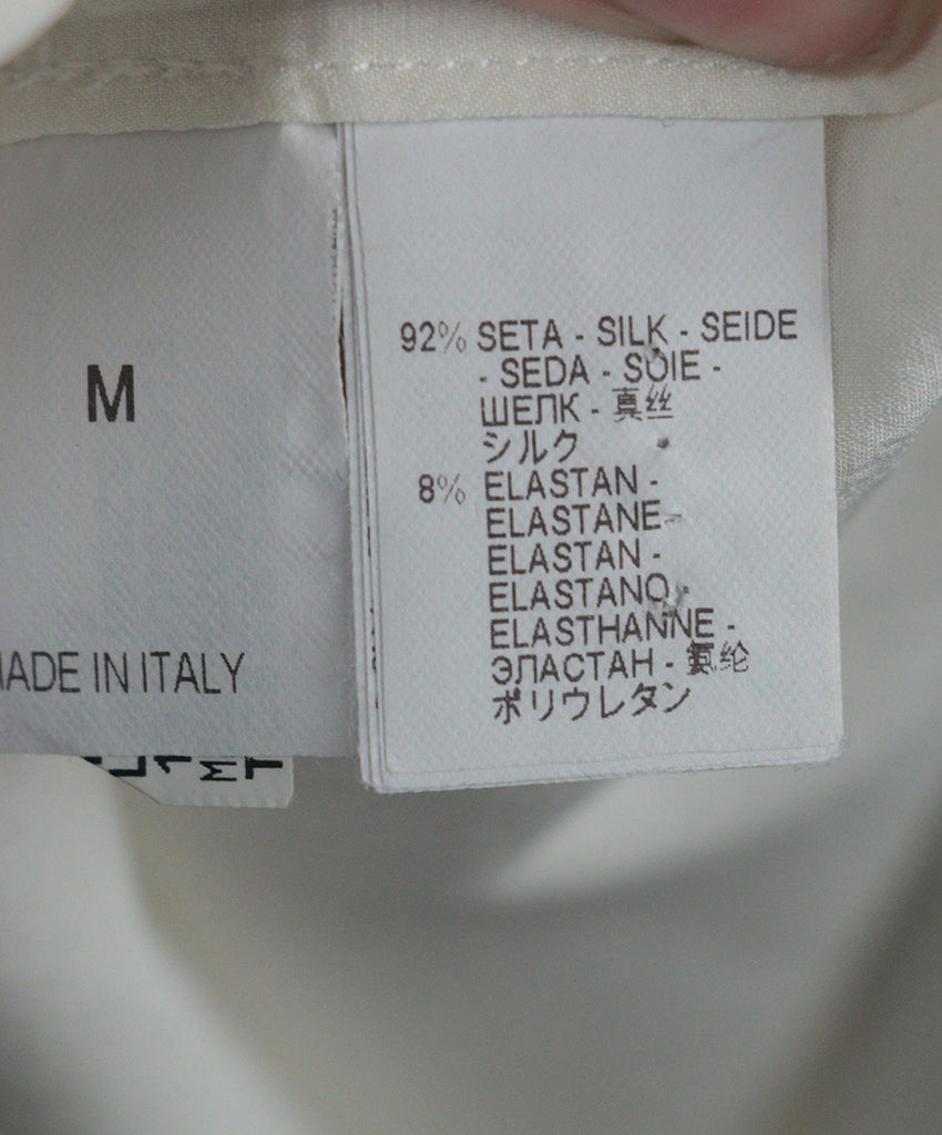 Brunello Cucinelli White Silk Blouse 4