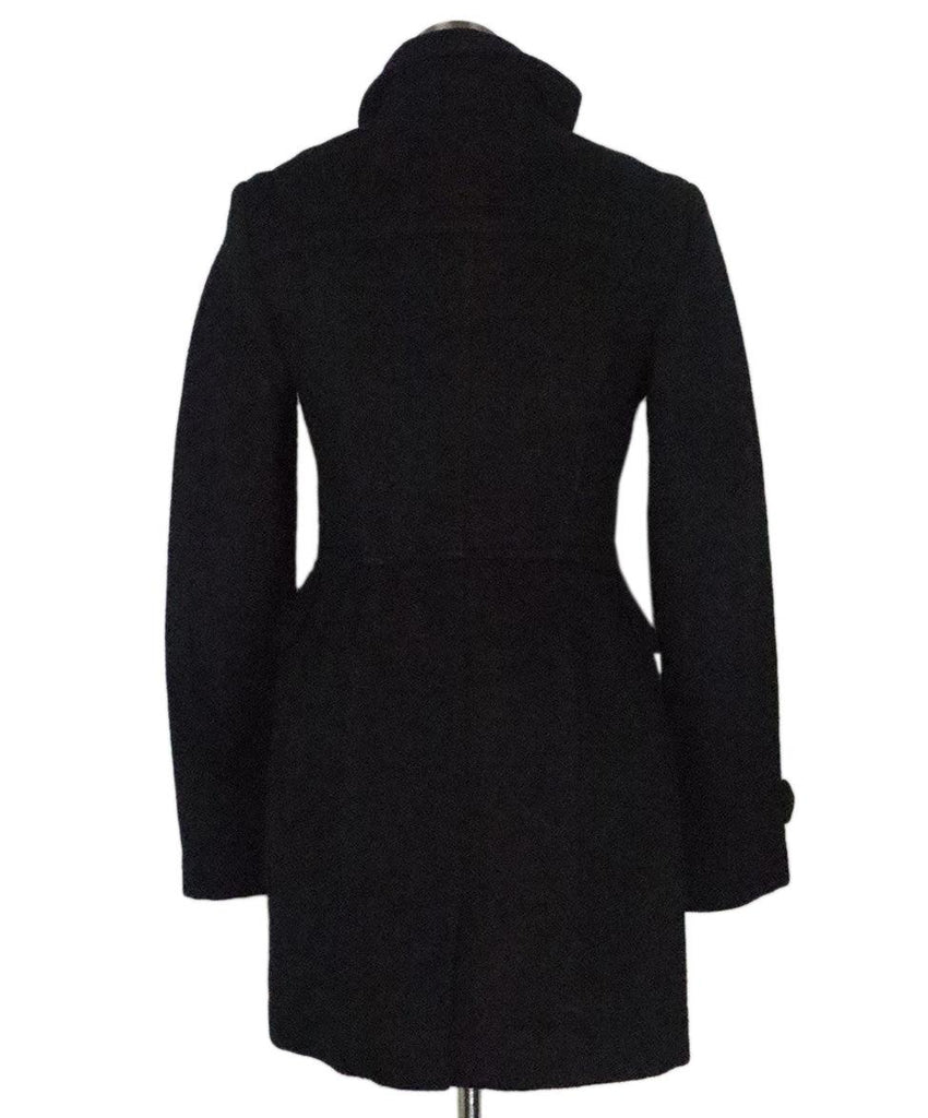 Burberry Black Wool Coat 2