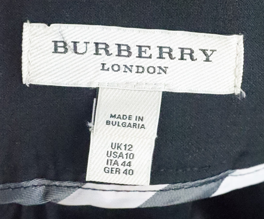 Burberry Black Wool Skirt 3