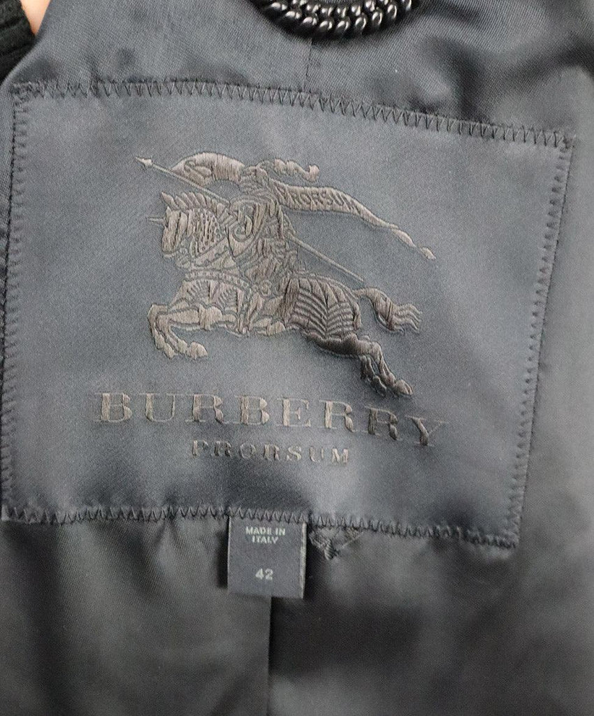 Burberry Blue & Orange Print Trenchcoat 3