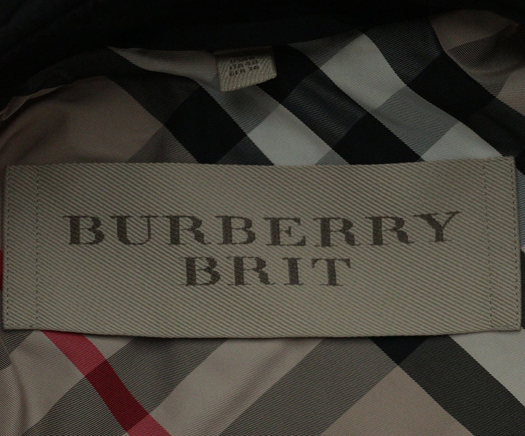 Burberry Brit Black Raincoat 3