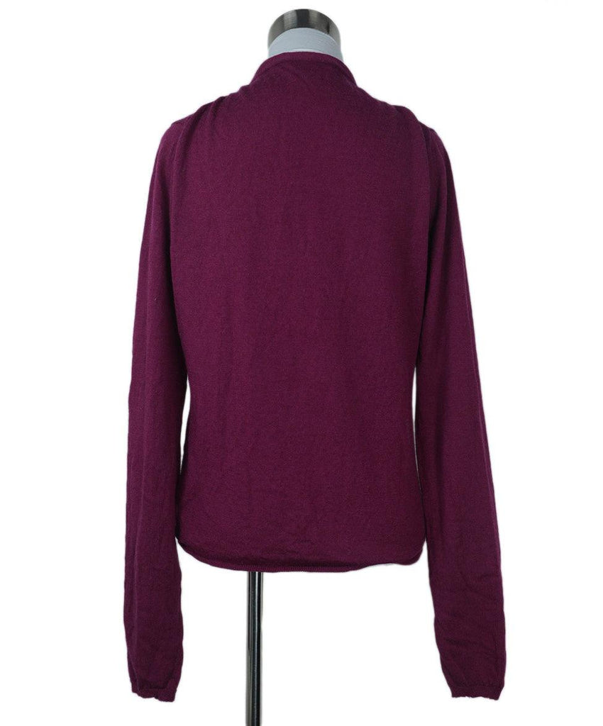 Burberry Brit Fuchsia Wool Cardigan 2