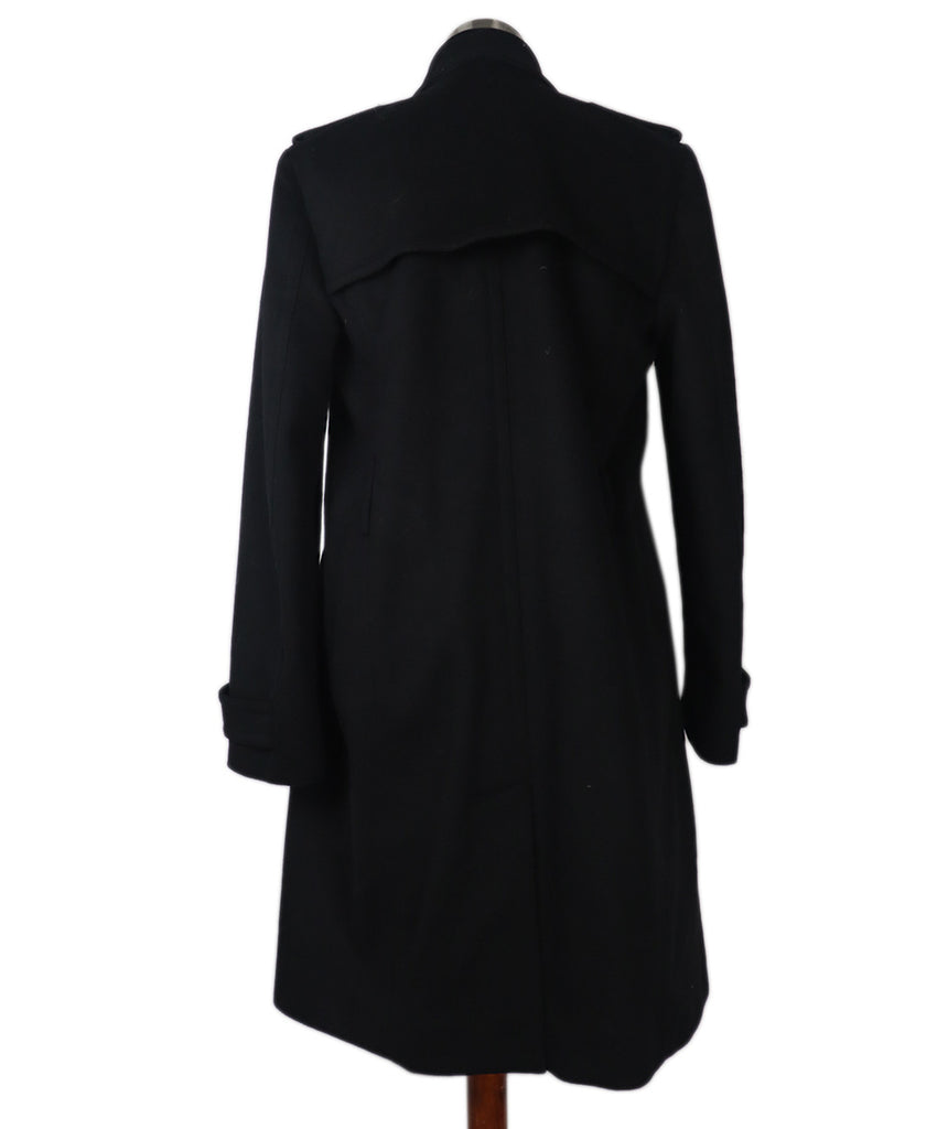 Burberry Coat Black Wool Cashmere 2