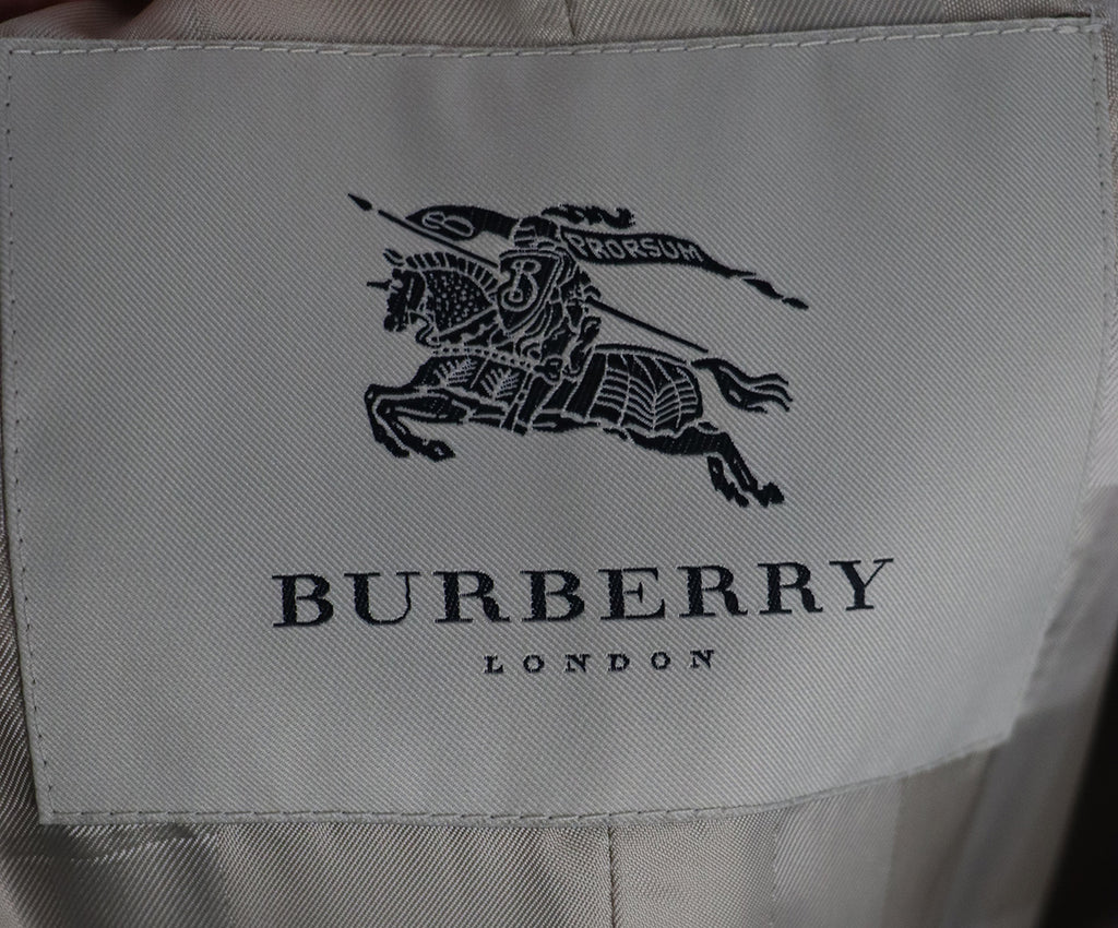 Burberry Coat Metallic Gold Leather 3