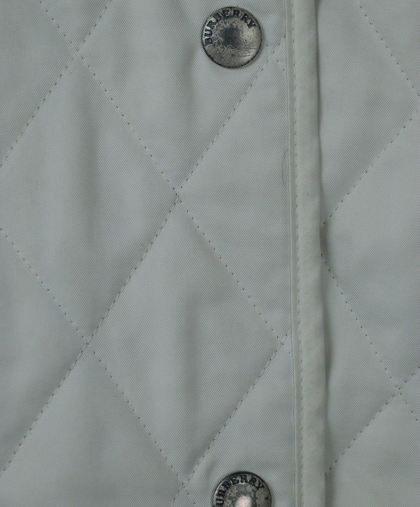 Burberry Ivory Quilted Jacket 8