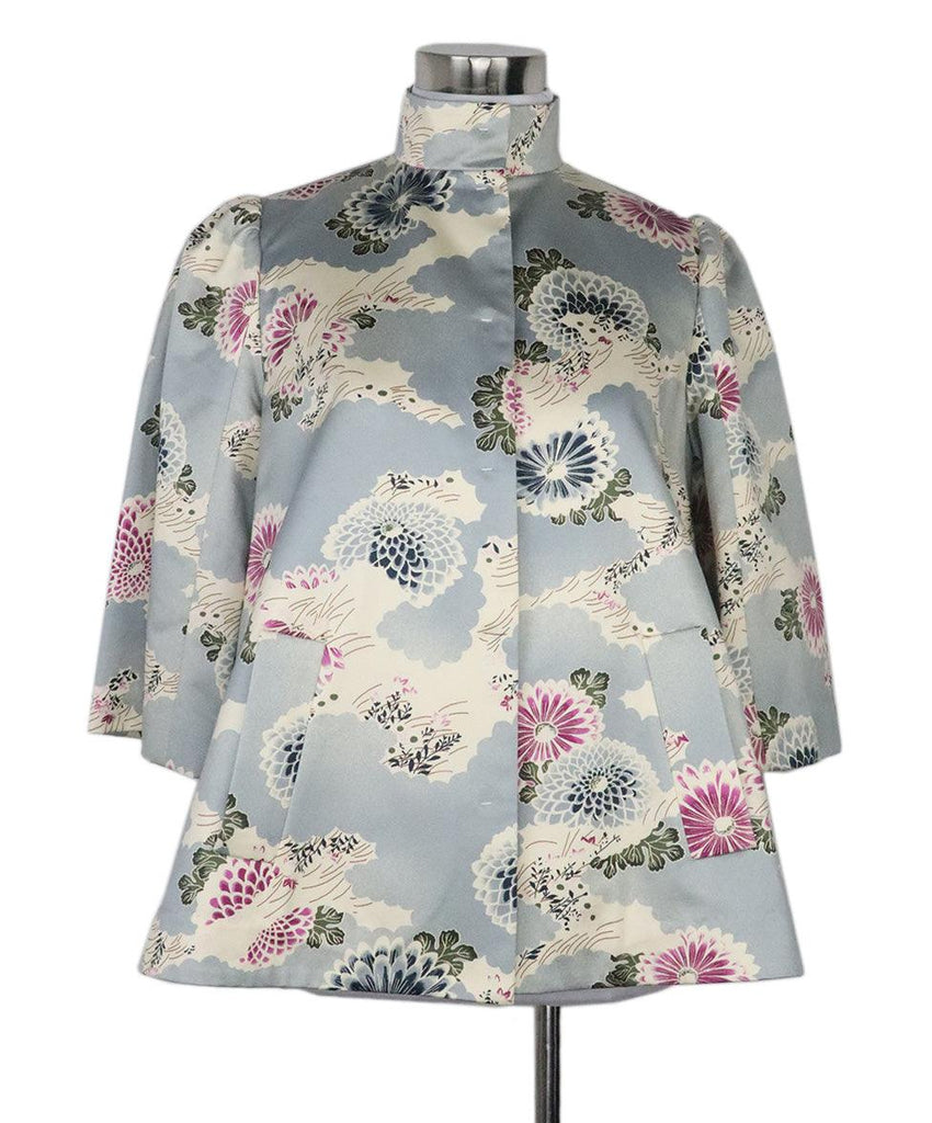 CO Grey Floral Cotton Jacket 