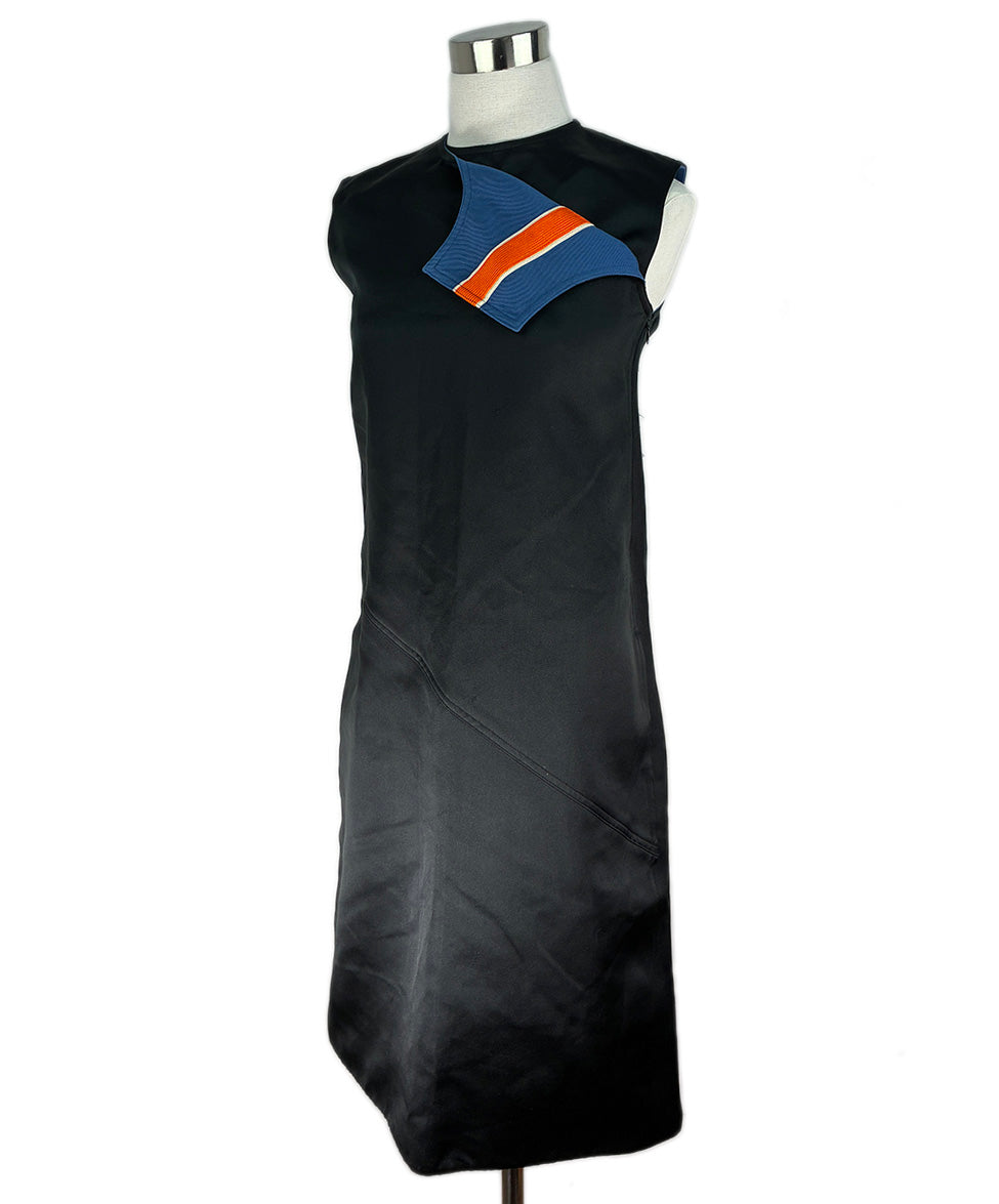Calvin Klein Black Blue Orange Stripe Dress sz 0 l Michael's Luxury Consignment – Michael's Consignment NYC Calvin Klein Black Blue Orange Stripe Dress sz 0 l Michael's Luxury Consignment – Michael's Consignment NYC