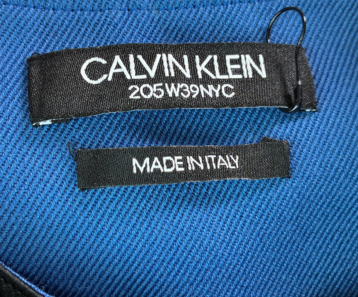 calvin klein dress blue and black Calvin Klein Black Blue Orange Stripe Dress sz 0 l Michael's Luxury  Consignment – Michael's Consignment NYC