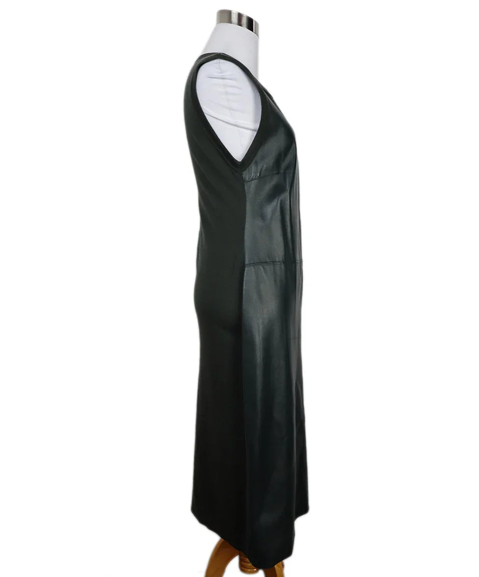 Calvin Klein Green Cashmere & Leather Dress sz 6 l Michael's Luxury Consignment – Michael's Consignment NYC Calvin Klein Green Cashmere & Leather Dress sz 6 l Michael's Luxury Consignment – Michael's Consignment NYC