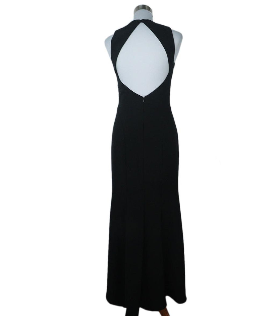 Carmen Marc Valvo Black & Pewter Dress 2