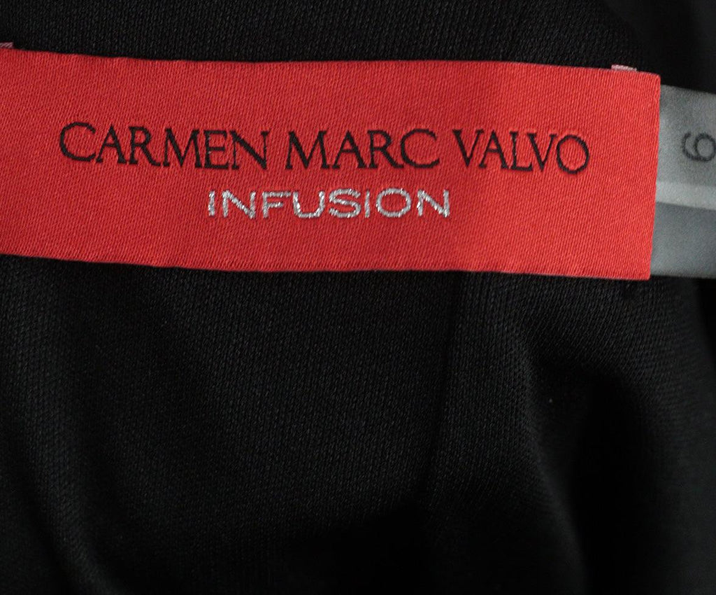 Carmen Marc Valvo Black & Pewter Dress 3