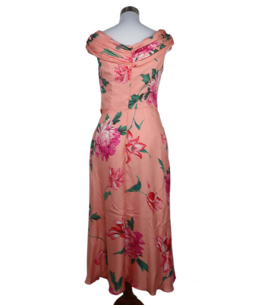 Carolina Herrera Pink Silk Dress 2