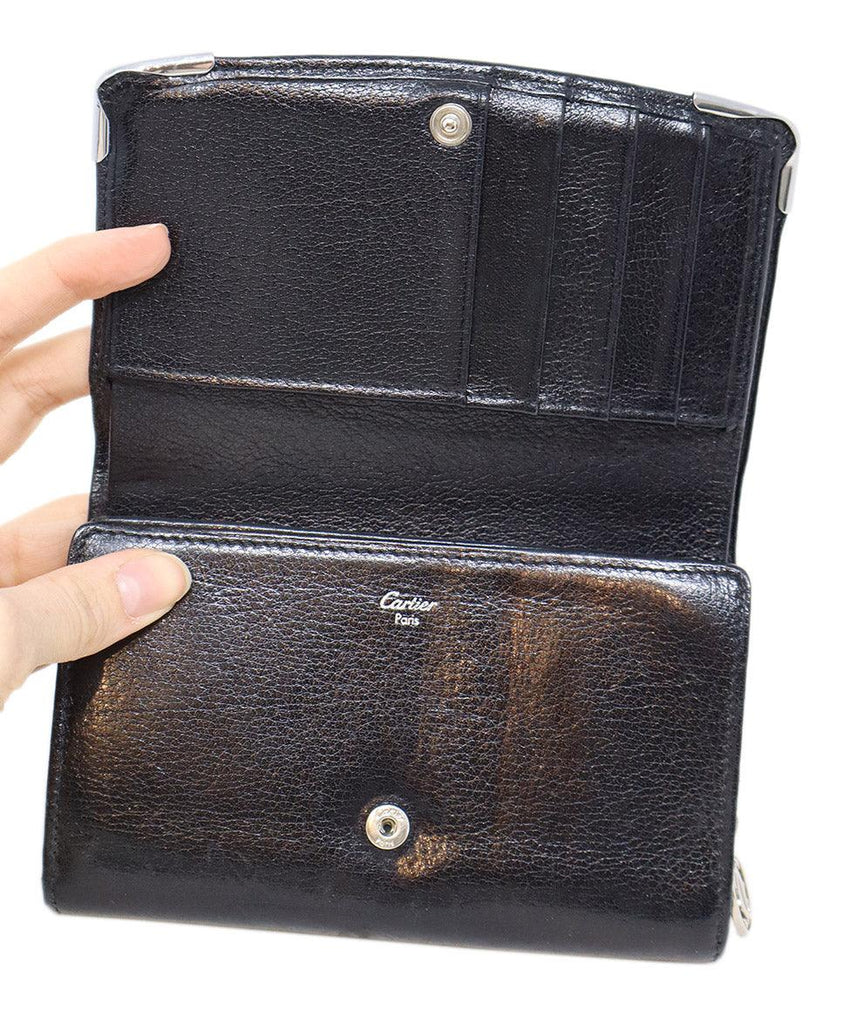 Cartier Black Leather Wallet 5
