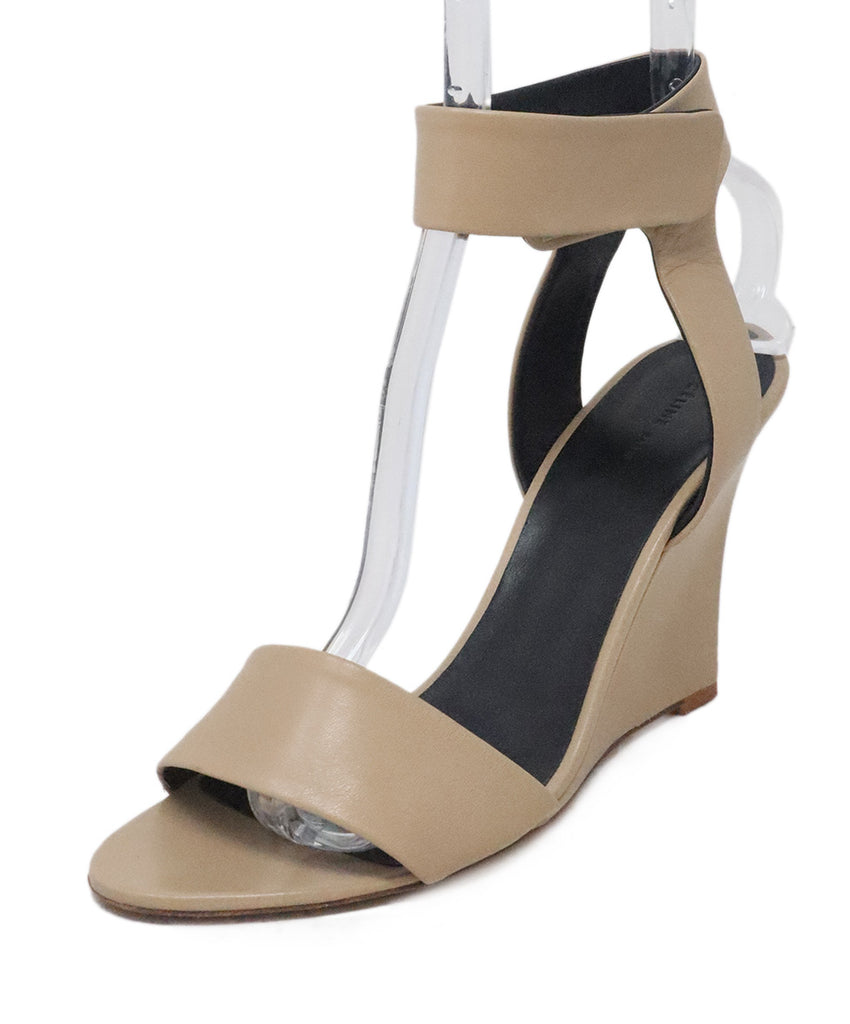 Celine Neutral Leather Sandals 