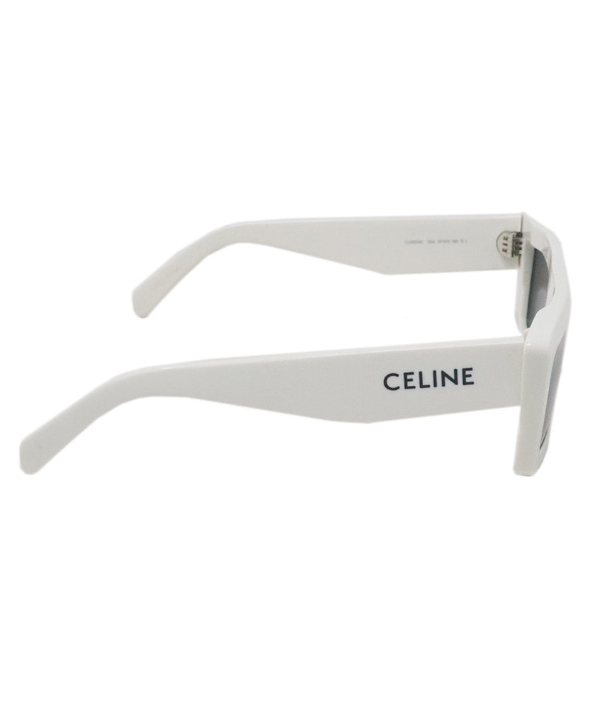  Celine White Plastic Sunglasses 1