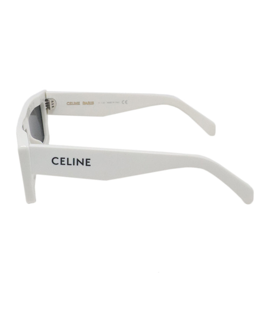  Celine White Plastic Sunglasses 2