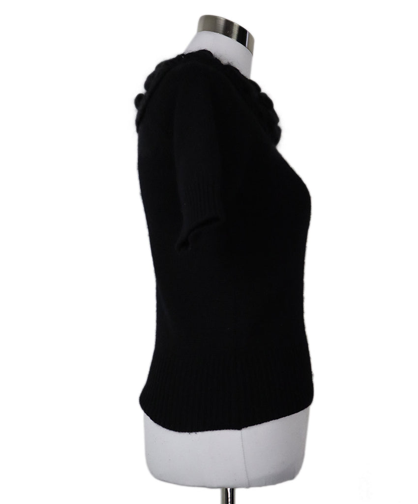 Chanel Black Cashmere Sweater 1