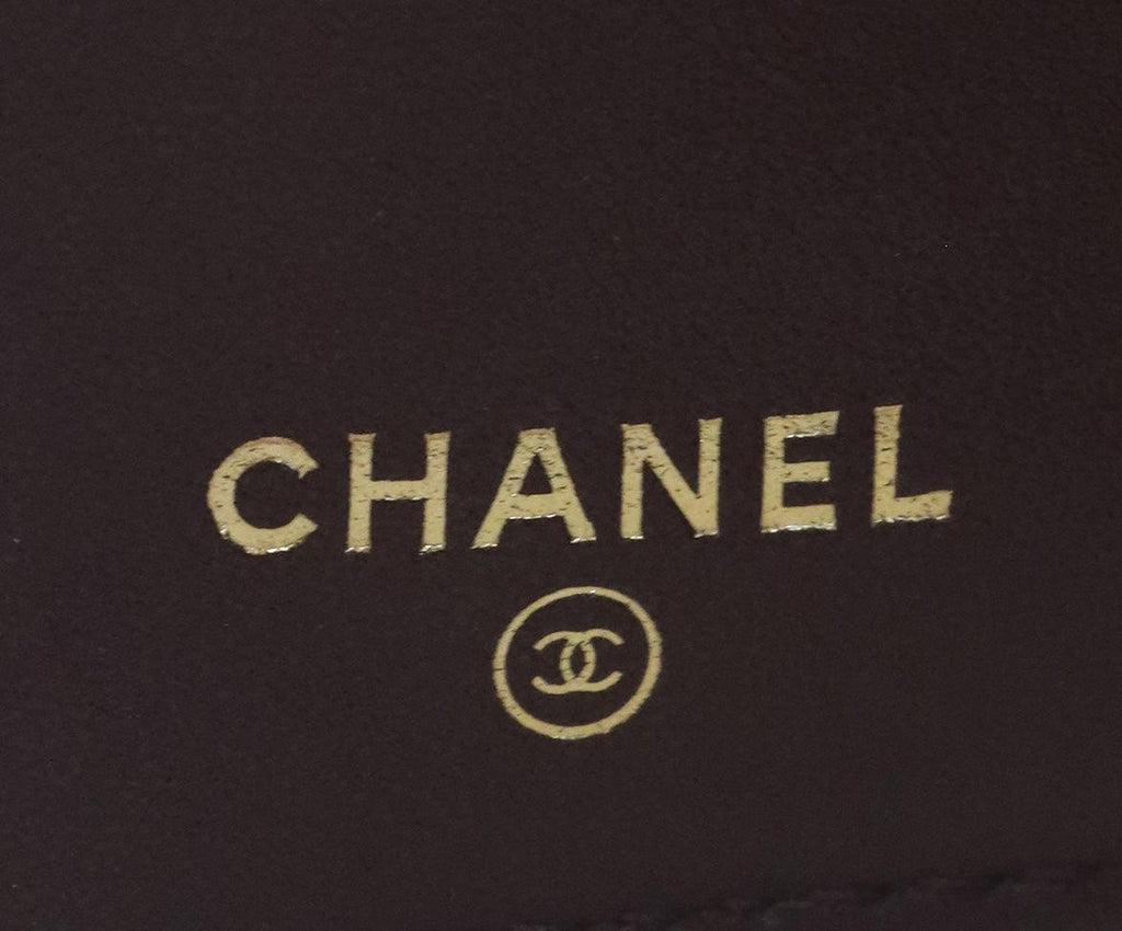 Chanel Black Quilted Caviar Leather Wallet 8