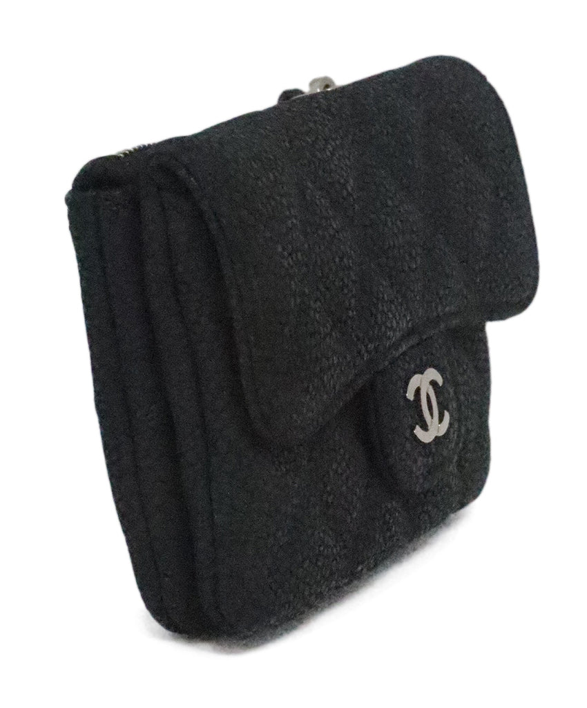 Chanel Black Leather Card Case 1