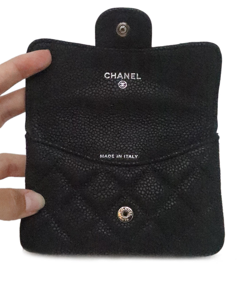 Chanel Black Leather Card Case 3