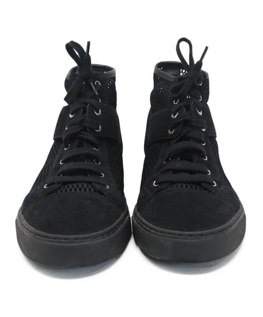 Chanel Black Suede & Mesh Sneakers 3