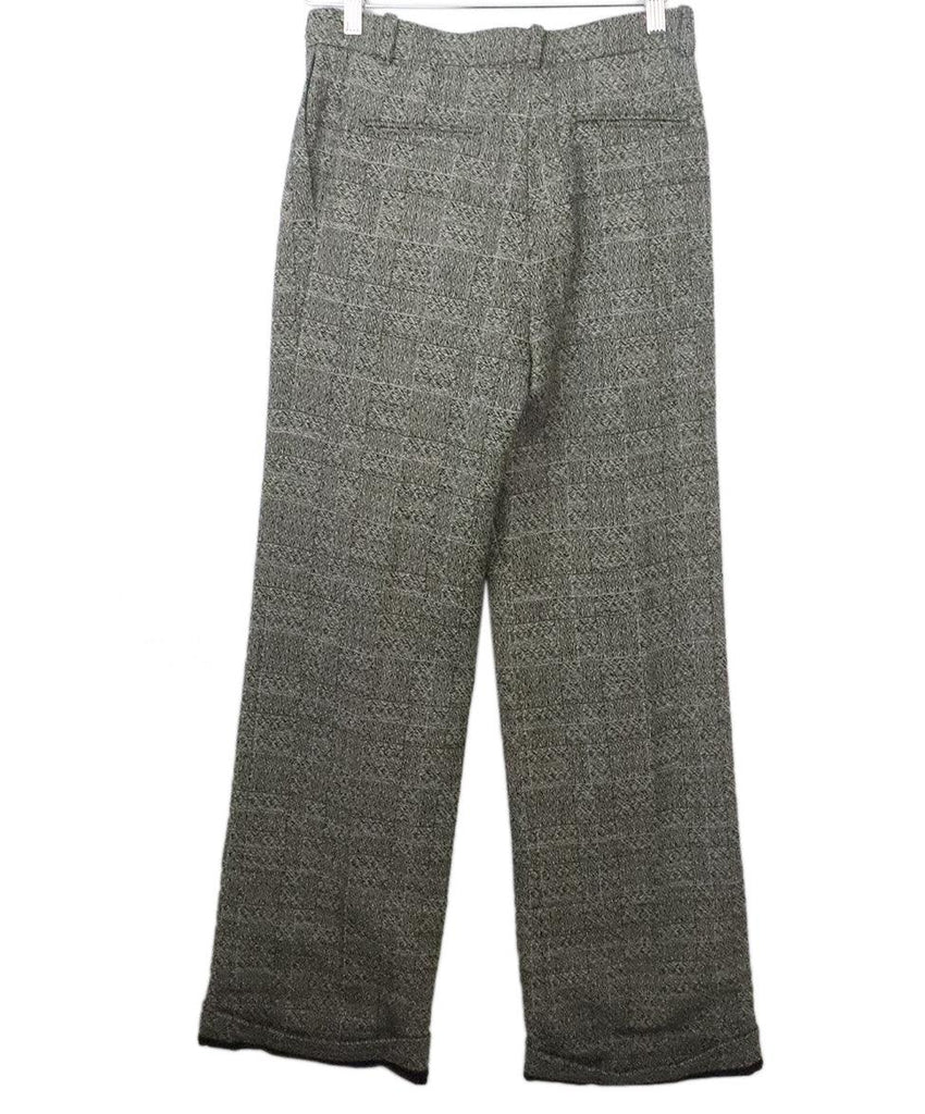 Chanel B&W Wool Tweed Pants 1