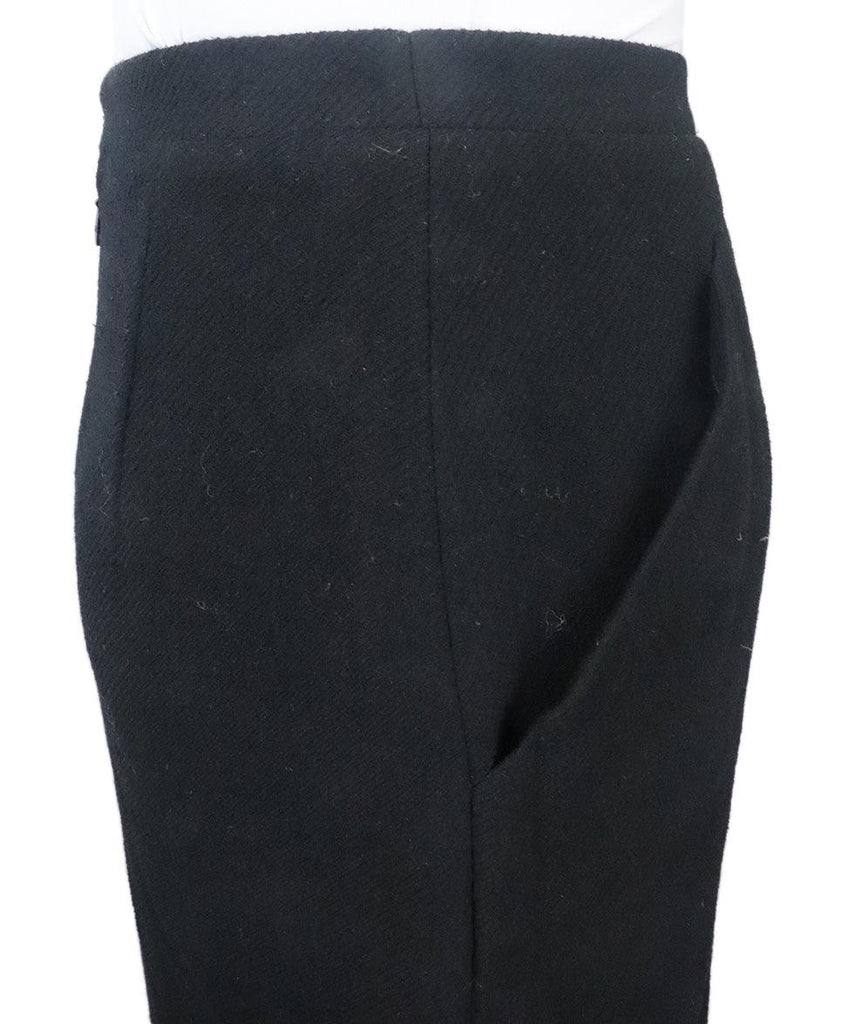 Chanel Black Wool Skirt 5