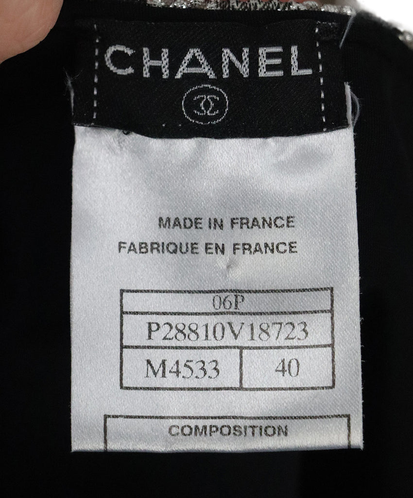 Chanel Grey Polyester Silver Top 3