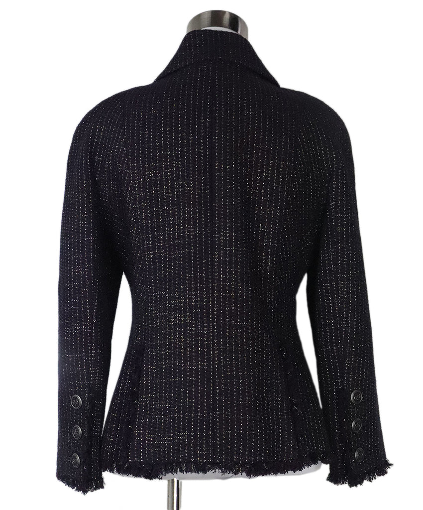 Chanel Purple Tweed Jacket 2