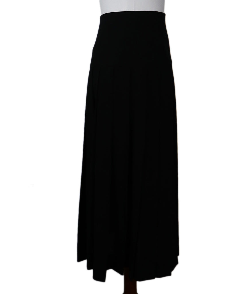 Chanel Black Wool Skirt 1