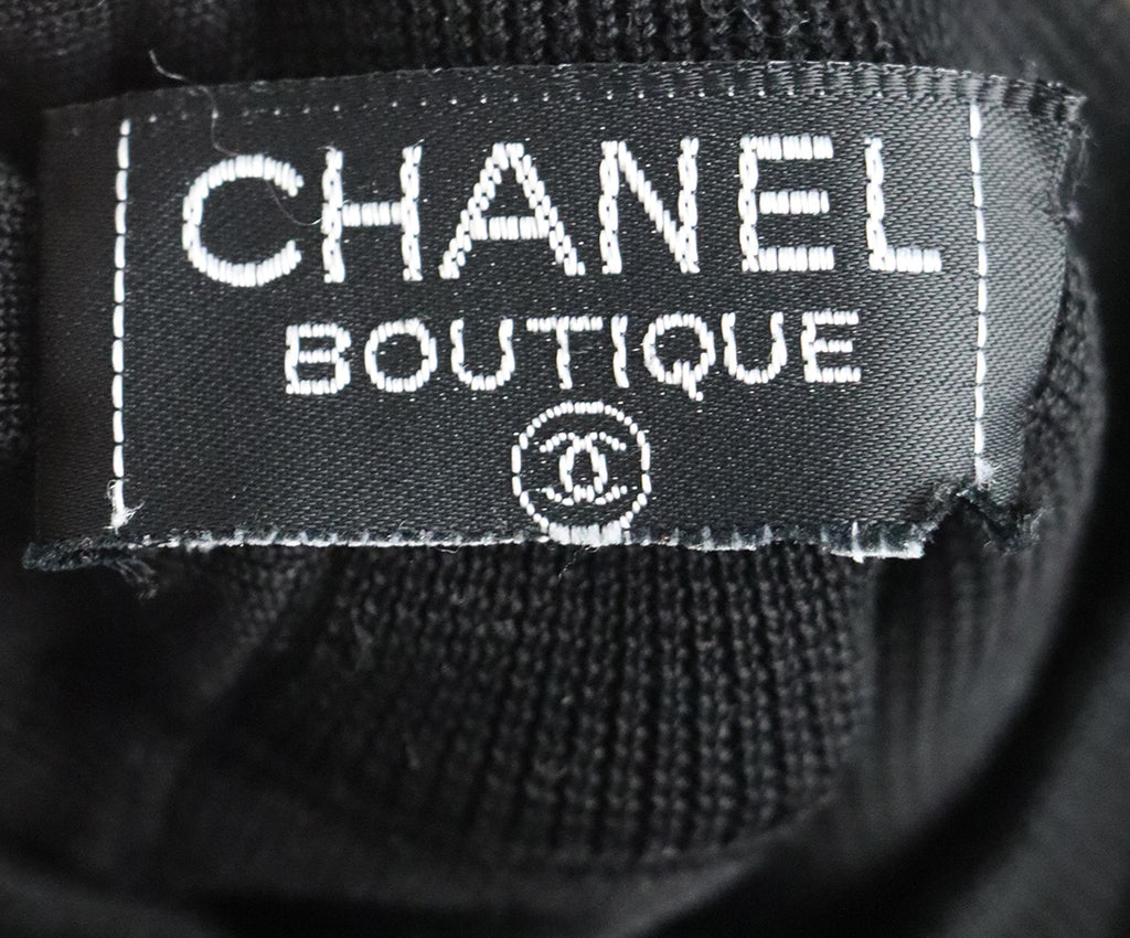 Chanel Black Cotton Turtleneck 3