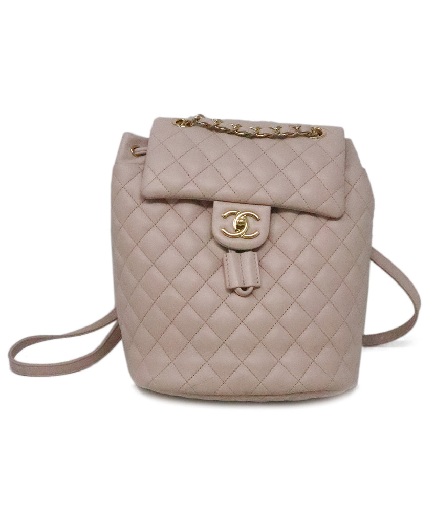 Chanel Pink Quilted Lambskin Urban Spirit Backpack 