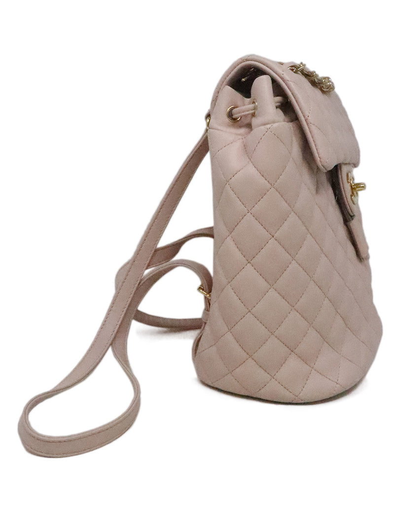 Chanel Pink Quilted Lambskin Urban Spirit Backpack 1