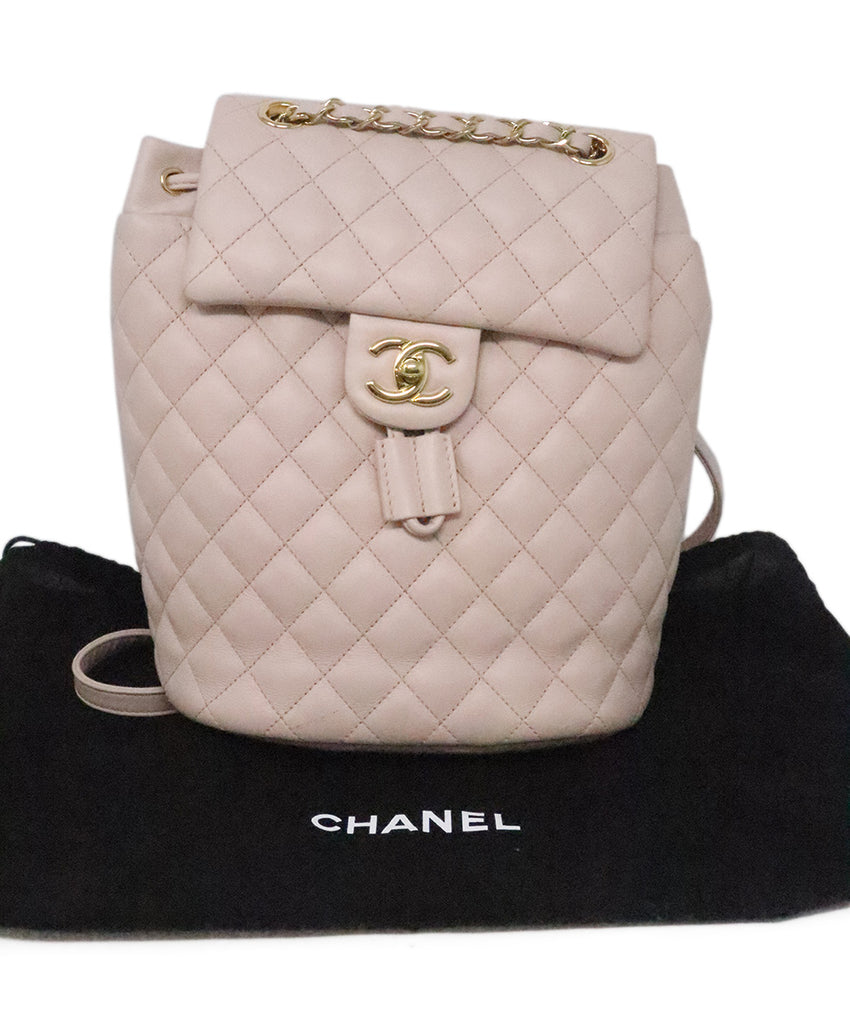 Chanel Pink Quilted Lambskin Urban Spirit Backpack 5