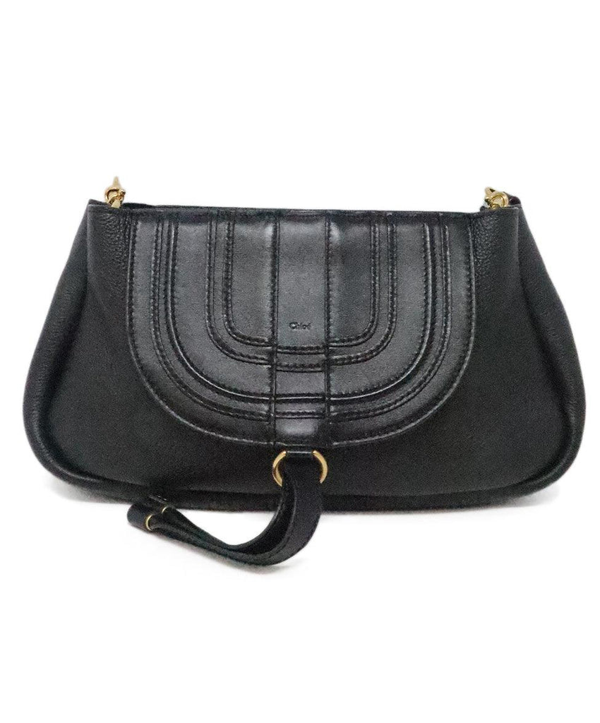 Chloe Black Leather Shoulder Bag 