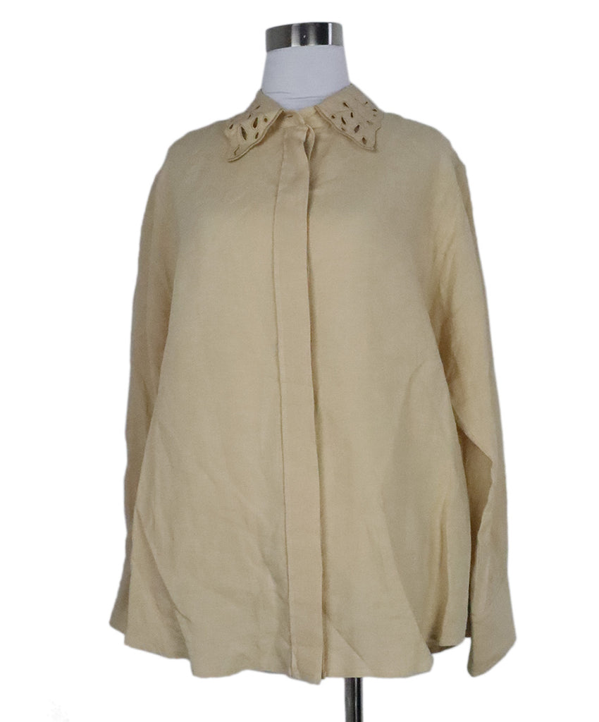 Chloe Cream Cotton Longsleeve Shirt 